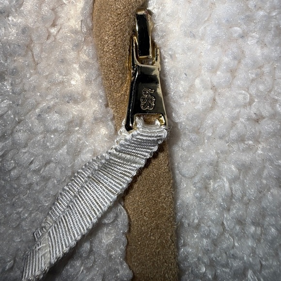 Tommy Bahama Sherpa Vest Womens Faux Suede Trim Coconut Cream size XS - Picture 14 of 14